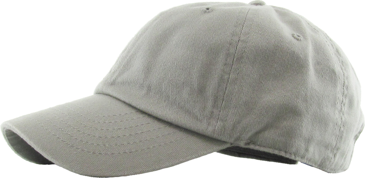 Light Gray youth low profile rear view